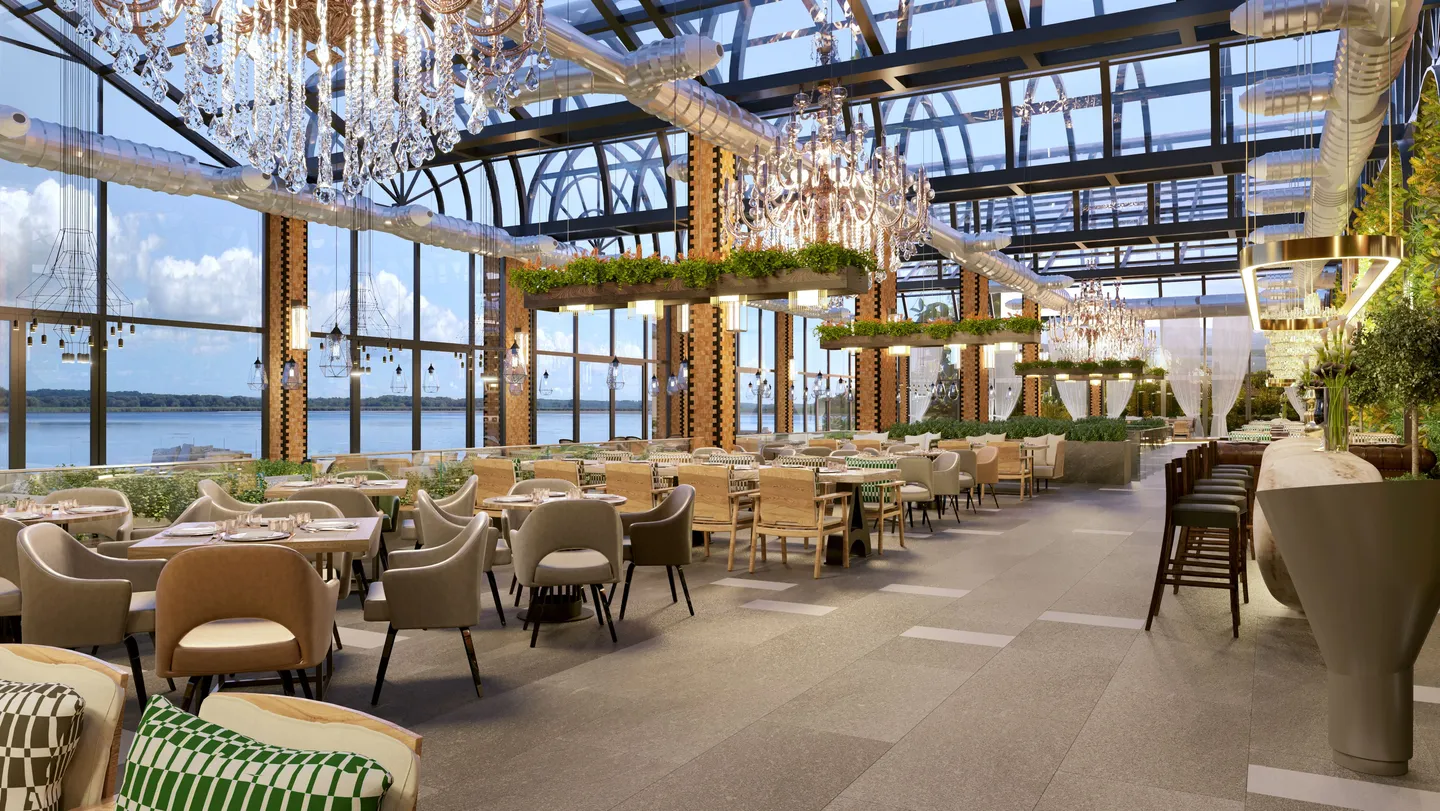 Restaurant dining room